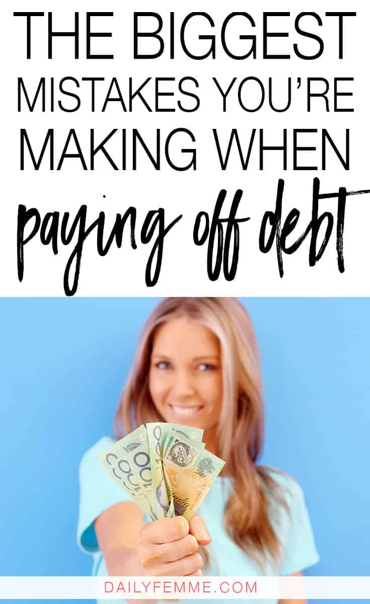 It's easy to make mistakes when you start paying off debt, but these can stop you from achieving your financial goals. Stop making these big mistakes today.